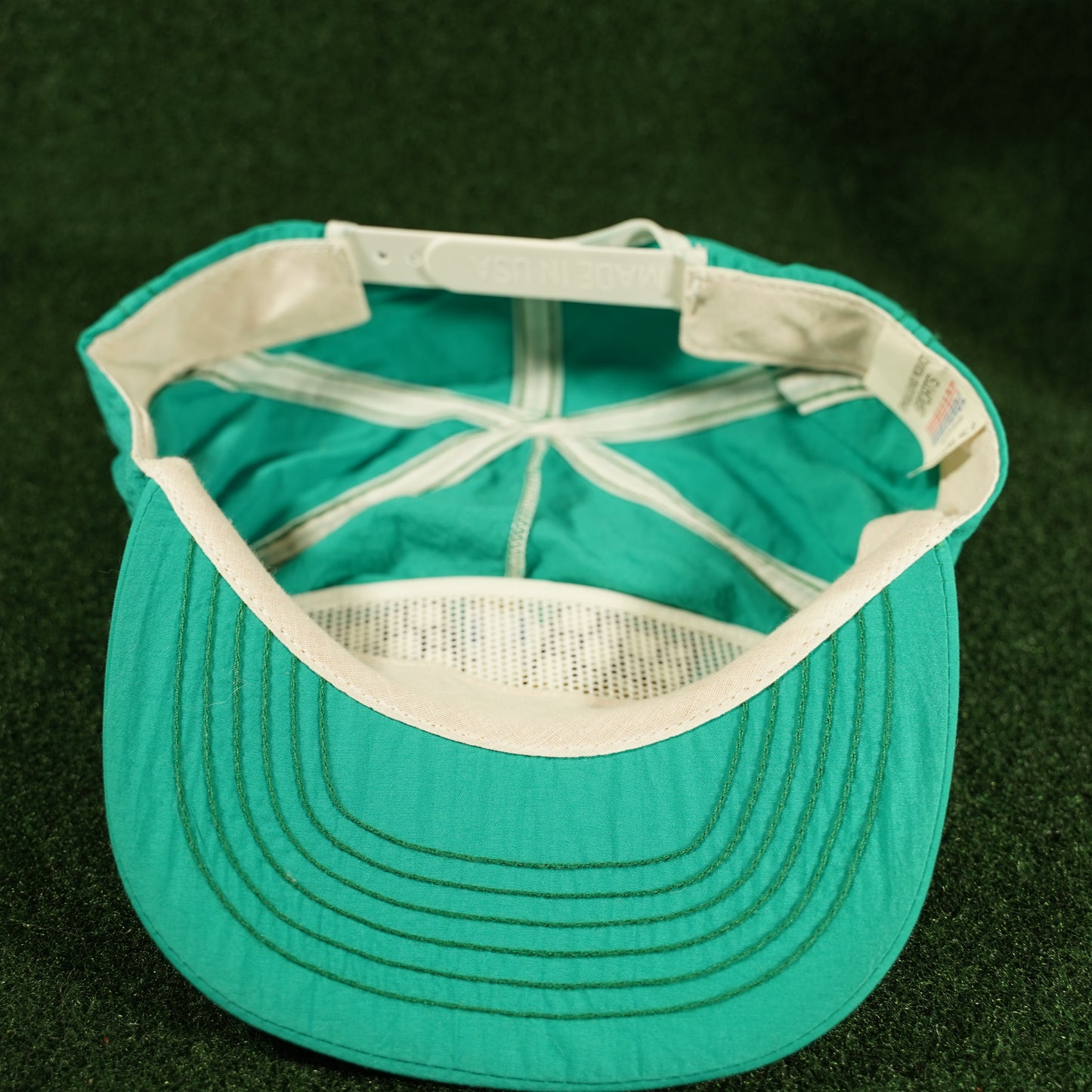 Vintage 1991 GM Goodwrench 300 Green Racing Snapback Hat