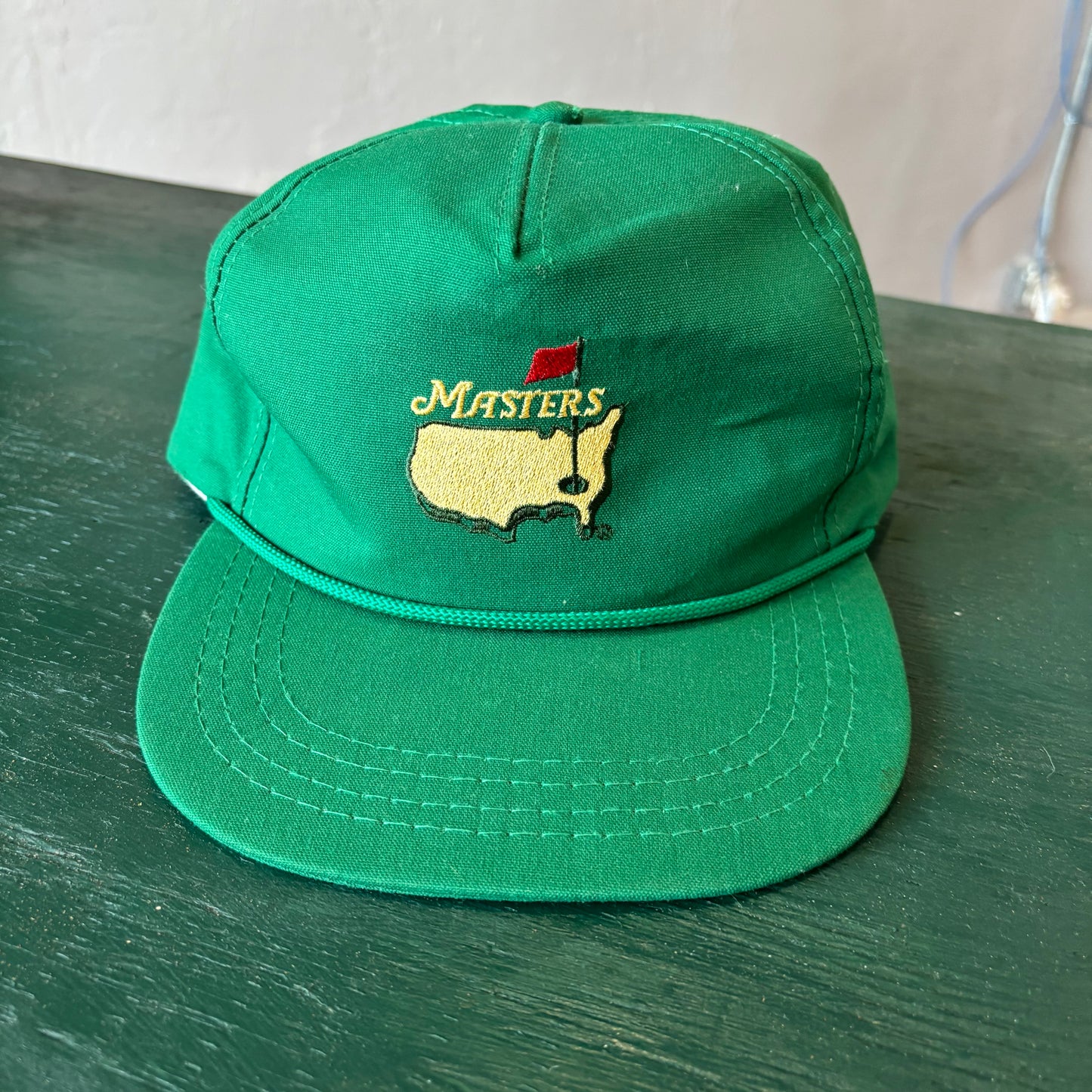 Vintage 1980’s Master Leather Strapback Rope Hat