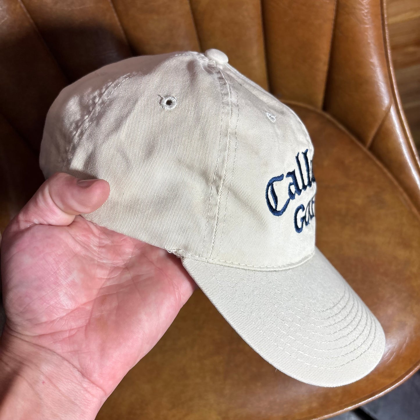Vintage cream Callaway Big Bertha strapback hat