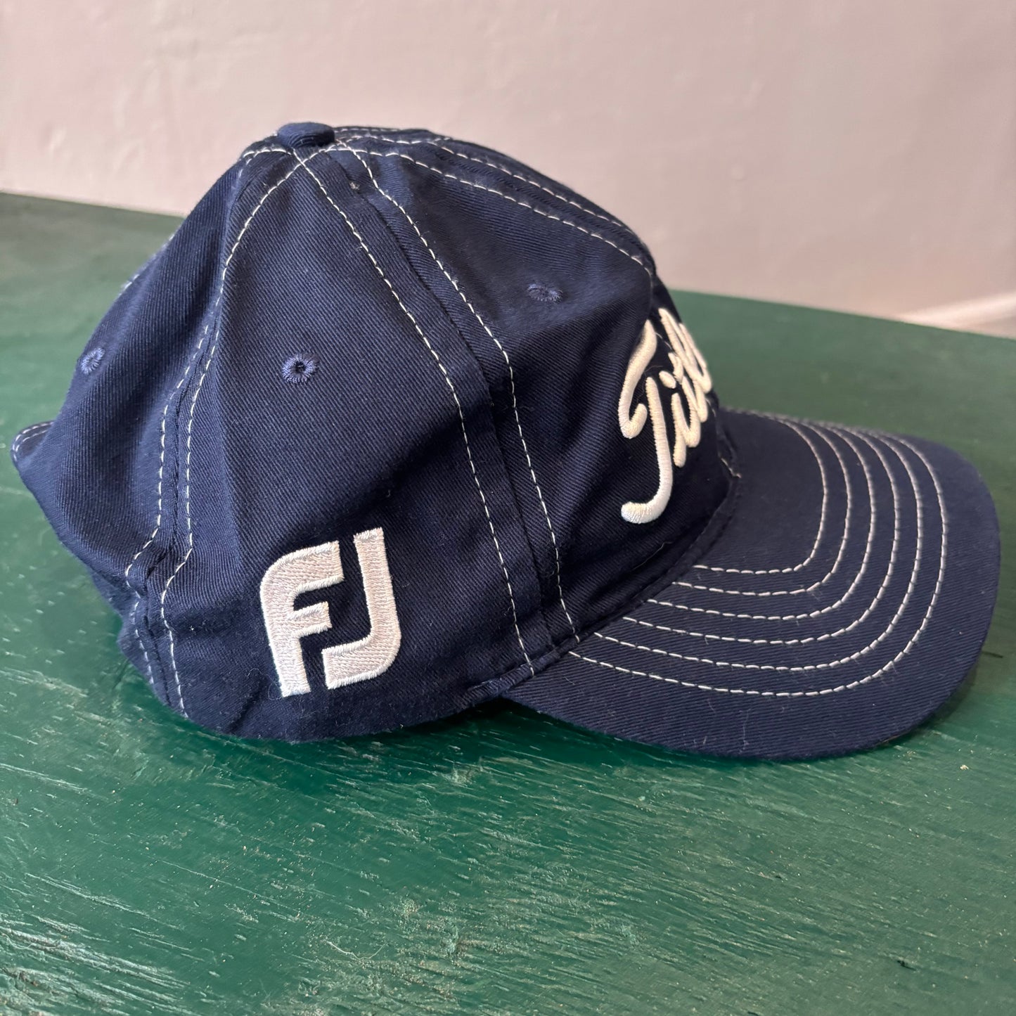 Vintage Titleist Footjoy FJ Strapback Hat #1 Ball in Golf