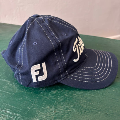 Vintage Titleist Footjoy FJ Strapback Hat #1 Ball in Golf