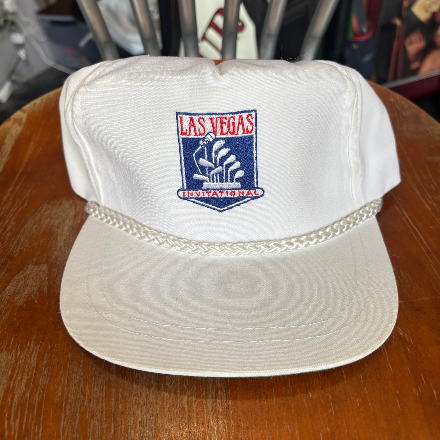 Vintage Las Vegas invitational golf leather strapback La mode