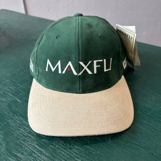 Vintage Mint Maxfli Velcro Strapback Golf Hat