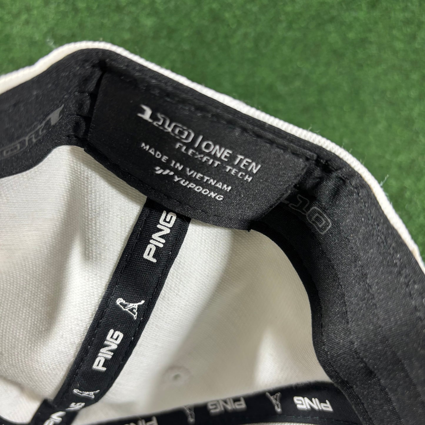 Vintage Ping 3 Tone Snapchack Green and Yellow