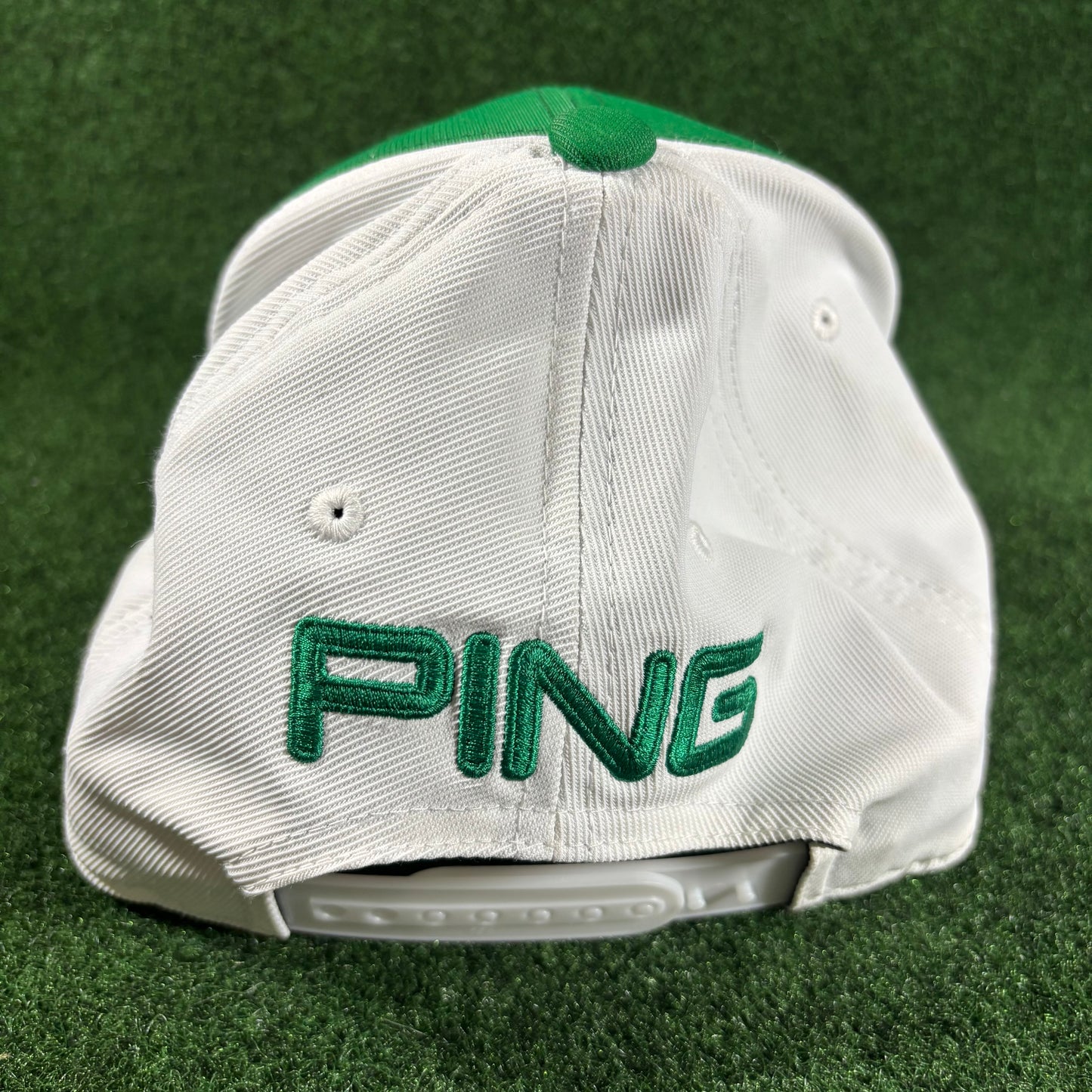 Vintage Ping 3 Tone Snapchack Green and Yellow