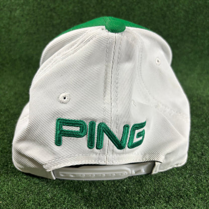 Vintage Ping 3 Tone Snapchack Green and Yellow