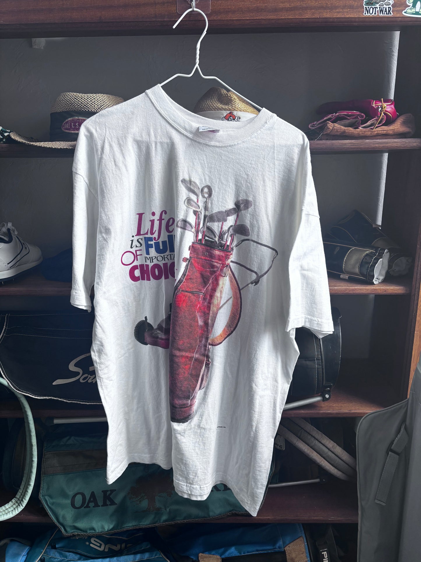 Vintage golf life tee