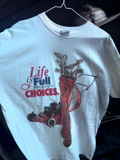 Vintage golf life tee