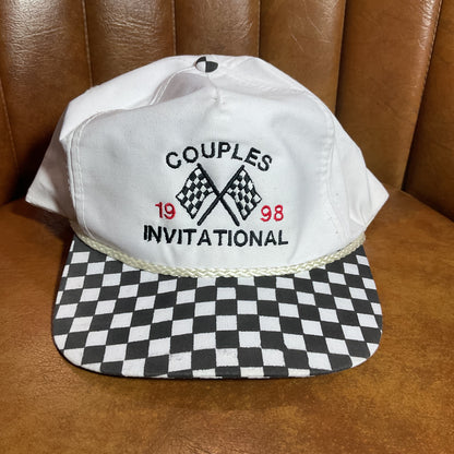 Vintage Couples Invitational 1988 checkered snapback