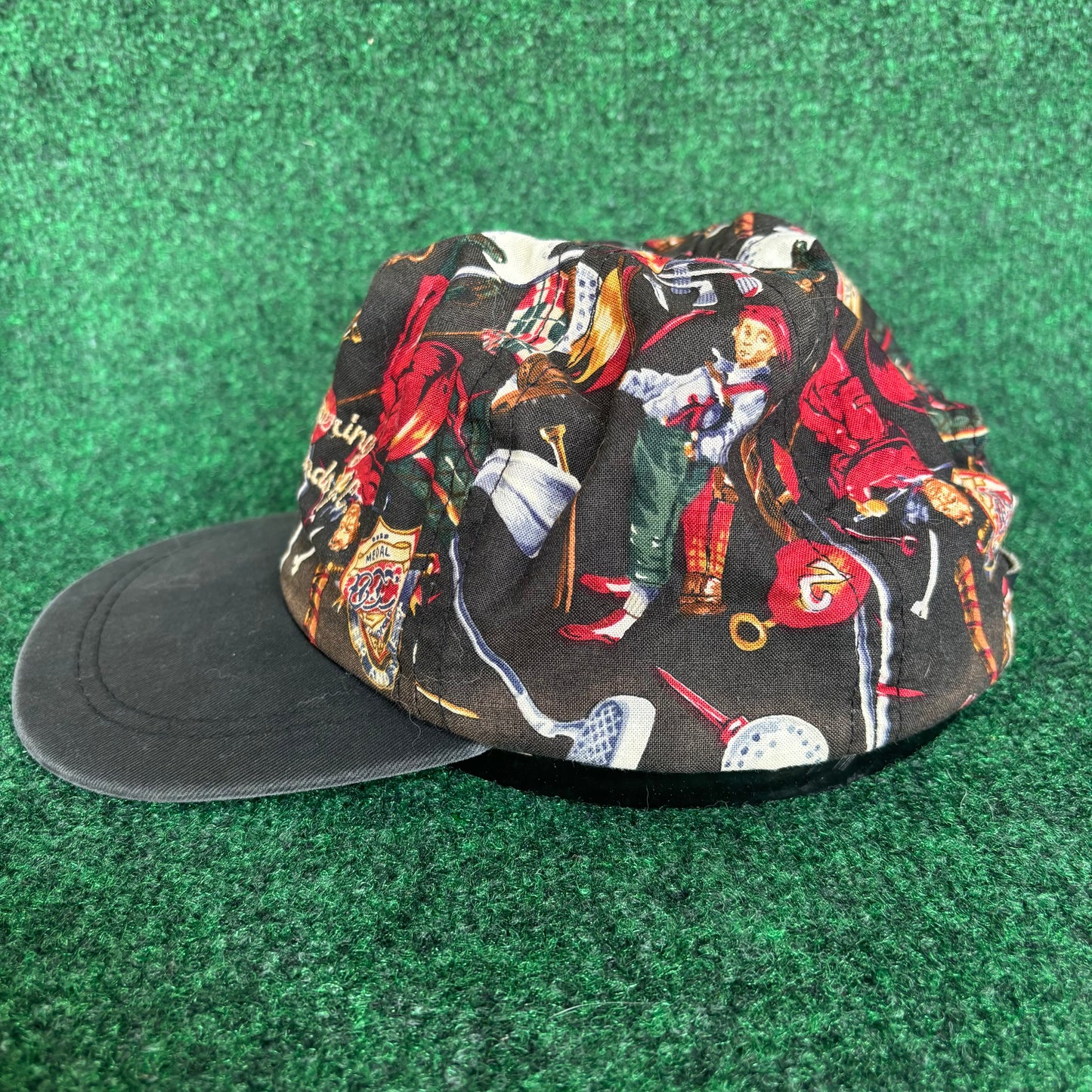 Whispering Winds all over golf print GC Imperial leather strap back