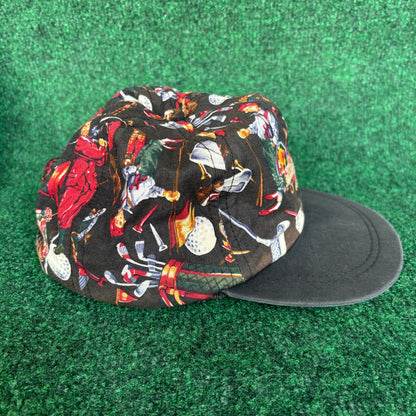 Whispering Winds all over golf print GC Imperial leather strap back