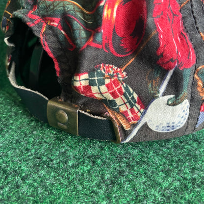 Whispering Winds all over golf print GC Imperial leather strap back