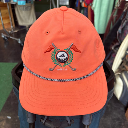 Adidas pink salmon golf hat snapback