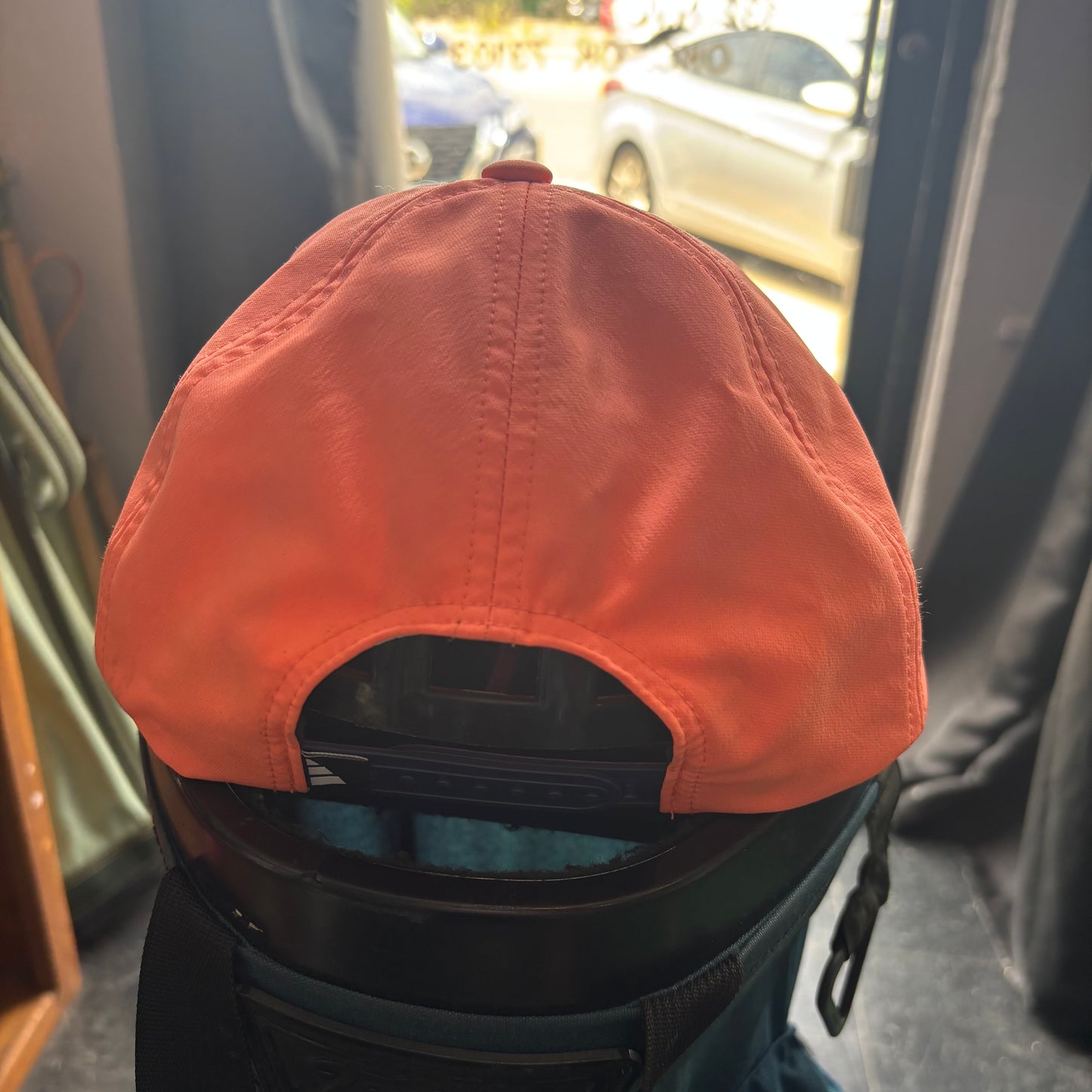 Adidas pink salmon golf hat snapback