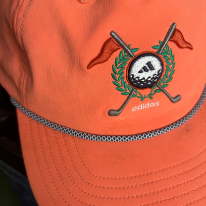 Adidas pink salmon golf hat snapback