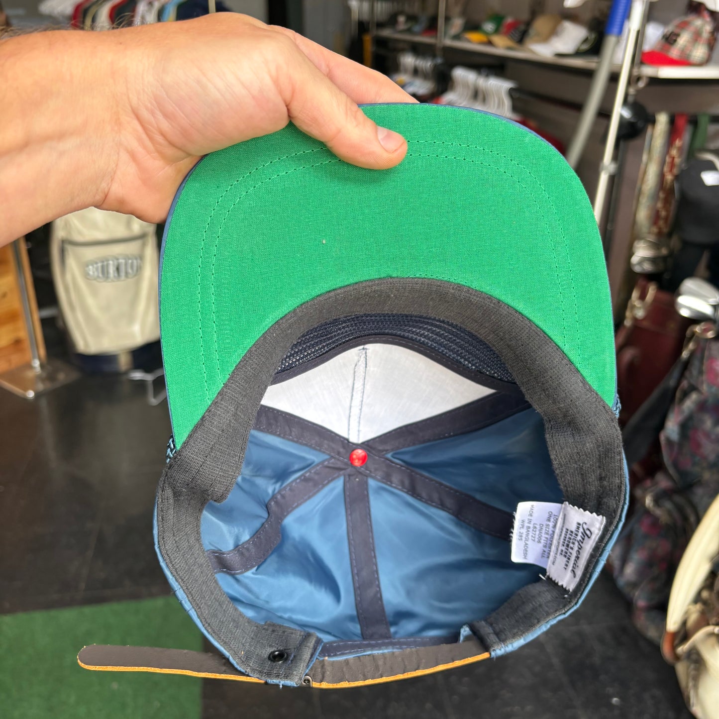 Southern hills 2022 Checkered Imperial leather strap back