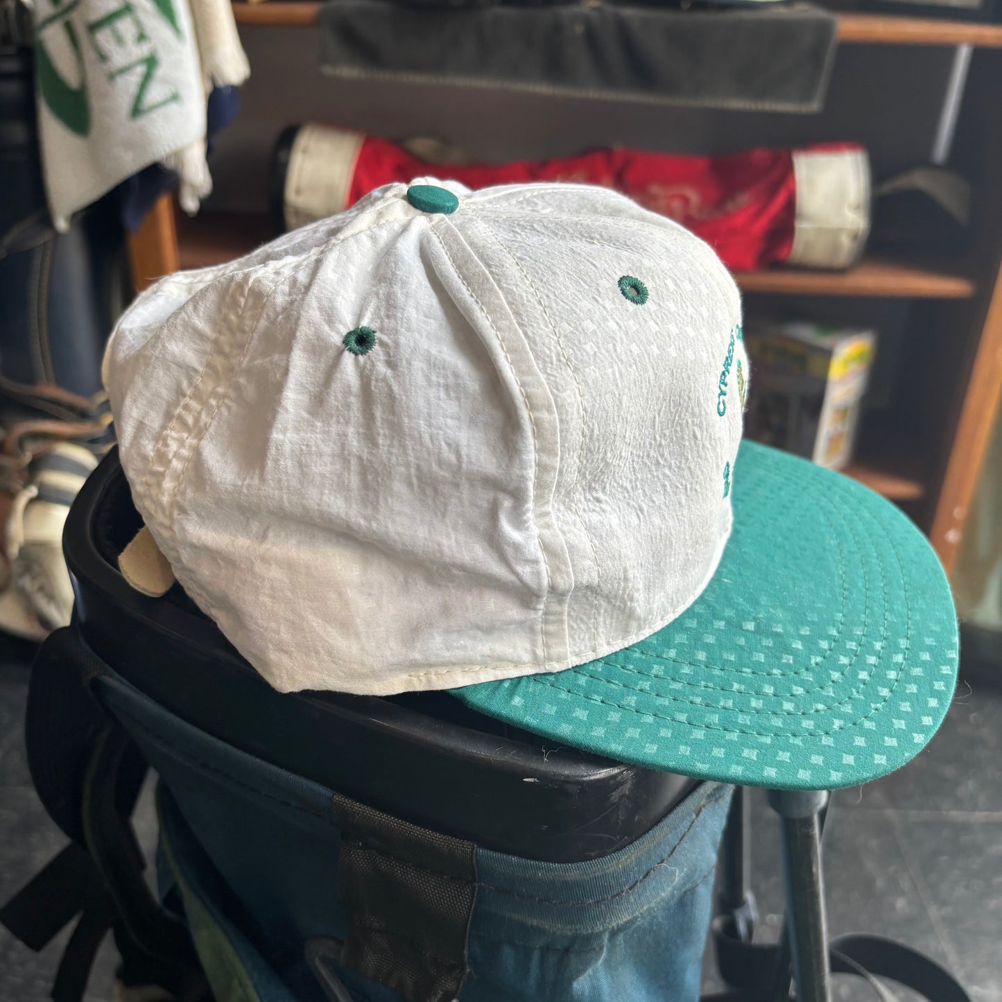 Cypress Creek Orlando Florida Duckster Leather Strap Back