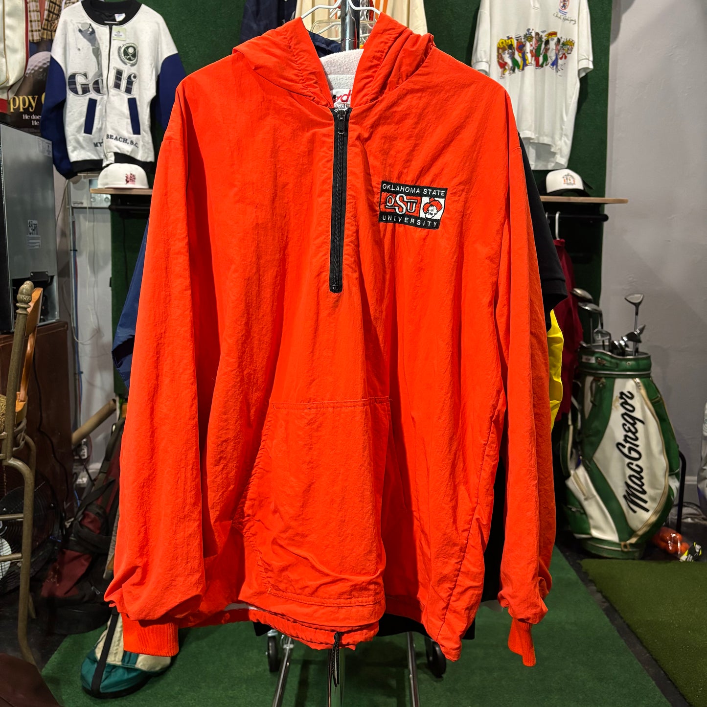 Vintage OSU Oklahoma State Cowboys pullover jacket hoodie