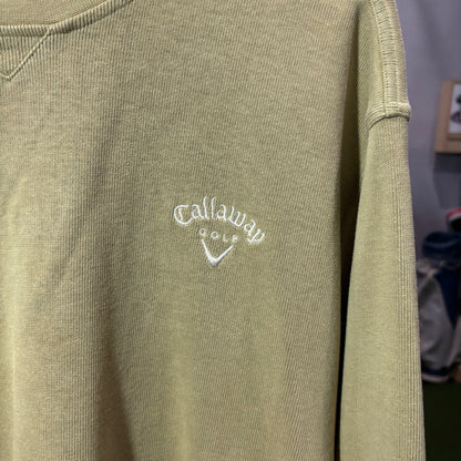 Vintage Callaway olive green sweater XL