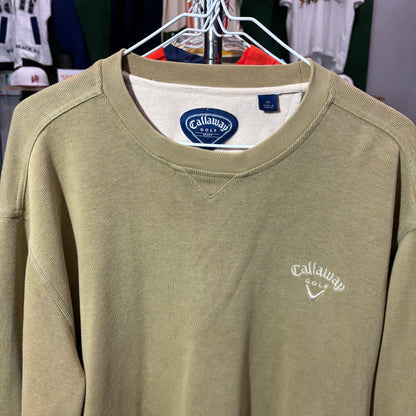 Vintage Callaway olive green sweater XL