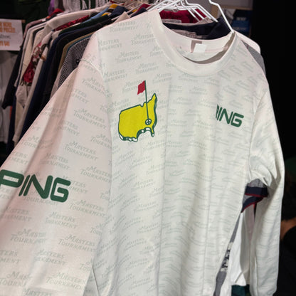 Vintage PING masters Augusta long sleeve performance shirt pga tour small