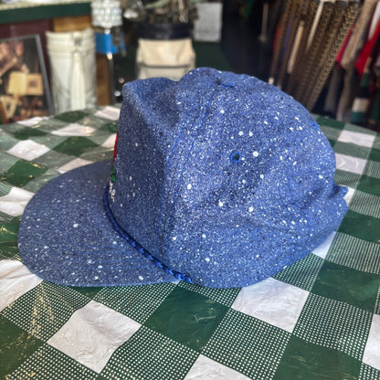 Fort Lee GC blue sparkle hat derby cap