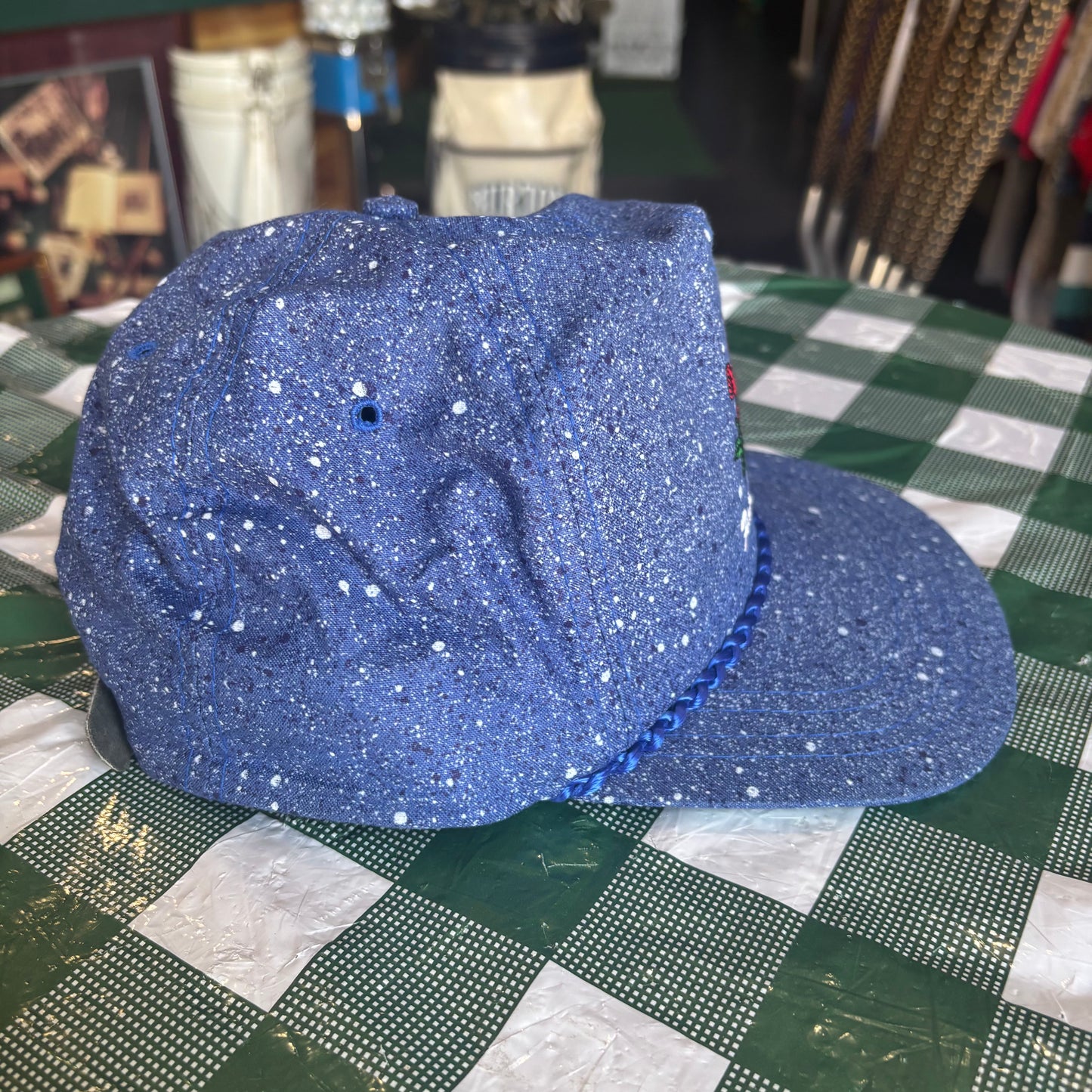 Fort Lee GC blue sparkle hat derby cap