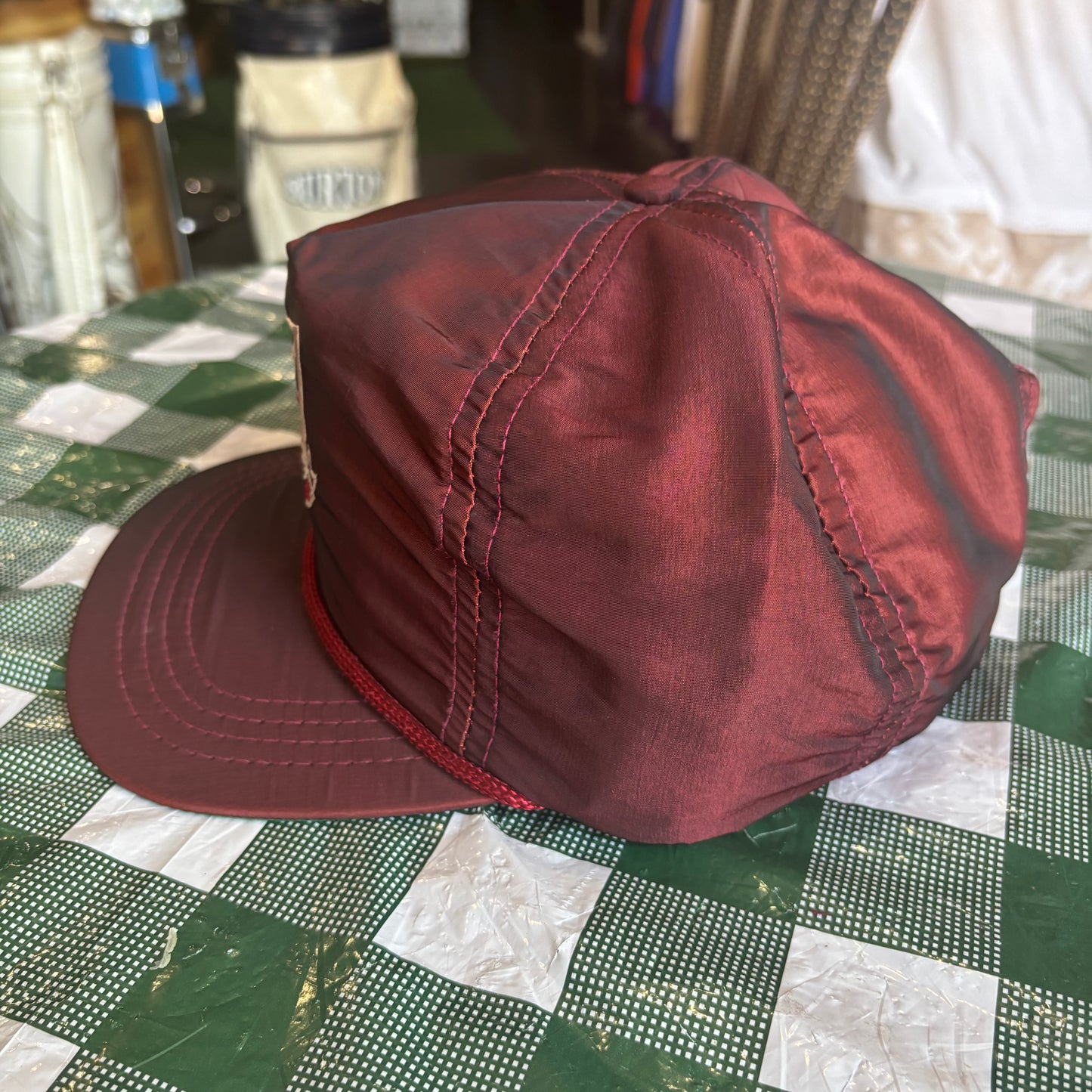 Vintage Lakelands Golf & CC leather strap back Huckster