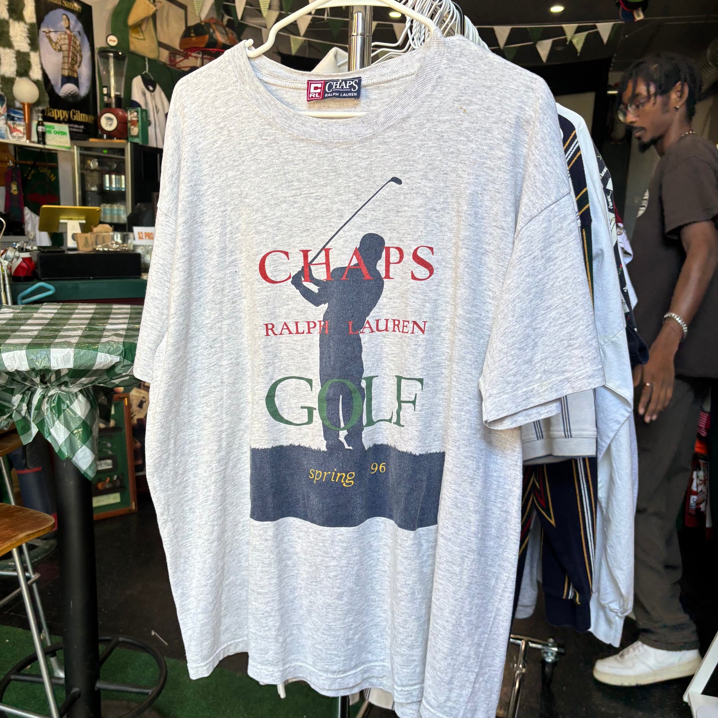 Vintage Chaps Ralph Lauren spring 1993 golf t shirt