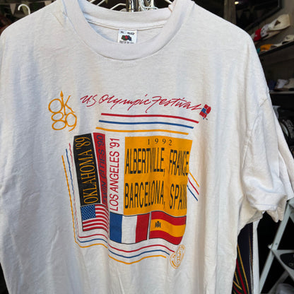 Vintage OK89 Olympic festival tee shirt
