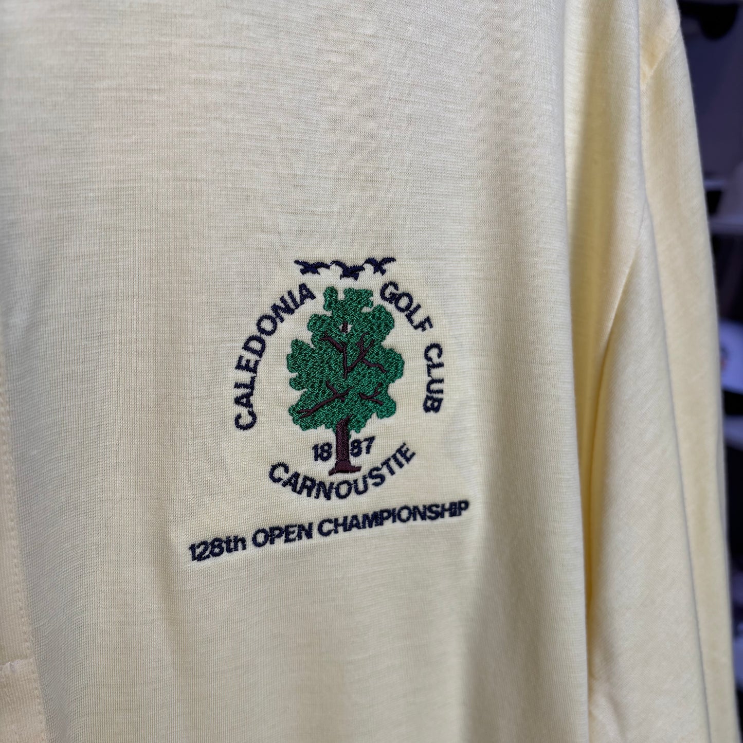 Vintage Carnoustie 128th open championship polo