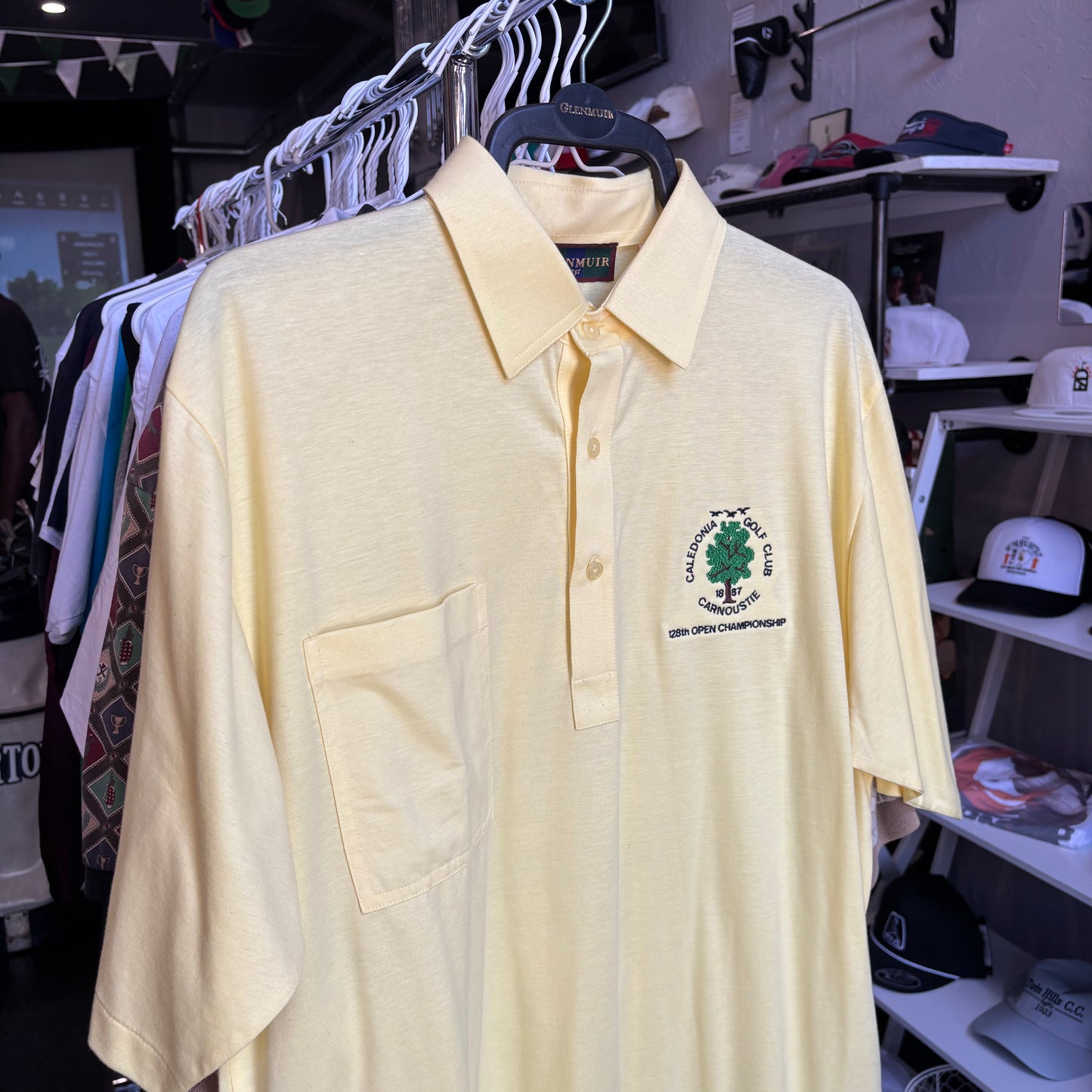 Vintage Carnoustie 128th open championship polo