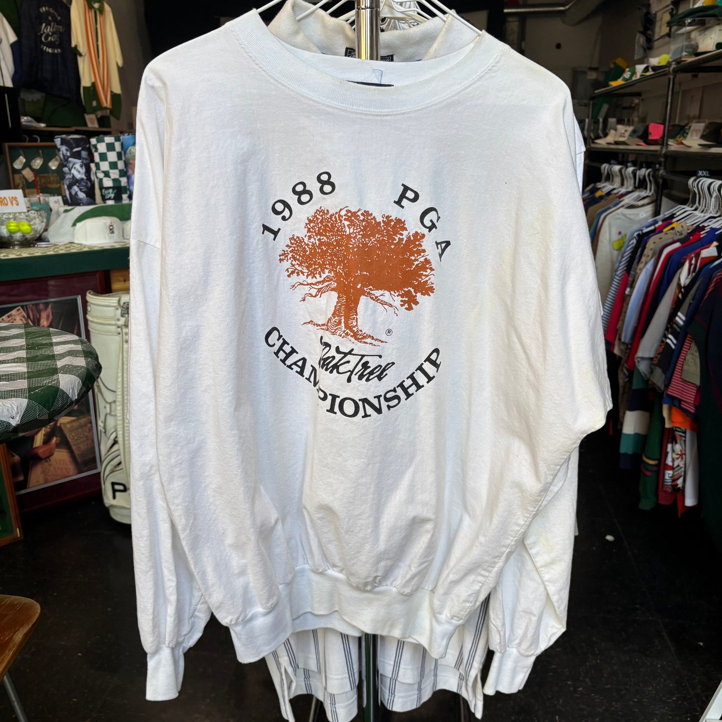 Vintage 1988 Oak Tree long sleeve tee PGA championship medium