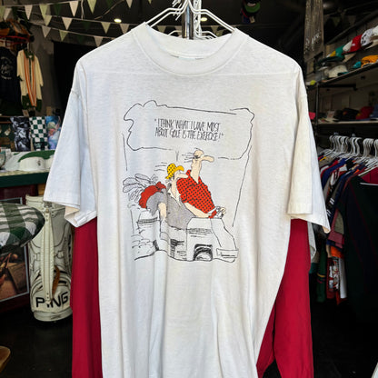 Vintage golf exercise t shirt xl