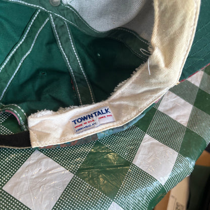 Vintage BR golf all over print leaf hat