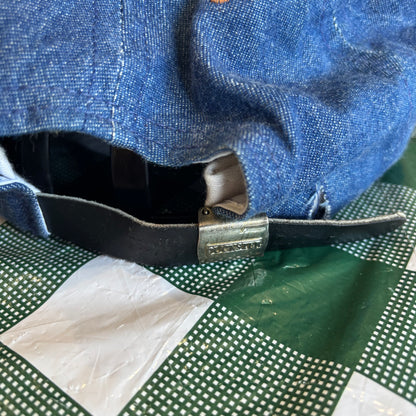 Vintage TPC Las Calinas denim Duckster leather strap back