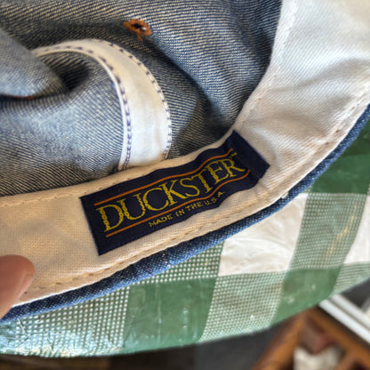 Vintage TPC Las Calinas denim Duckster leather strap back