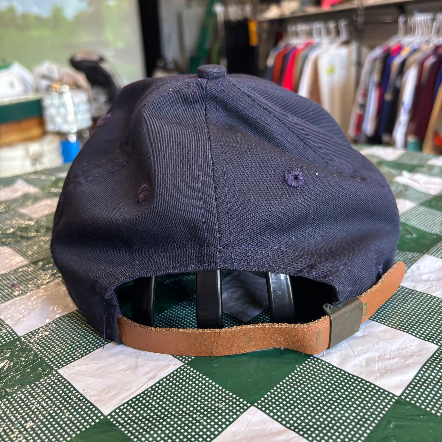 Vintage Budweiser Golf leather strapback