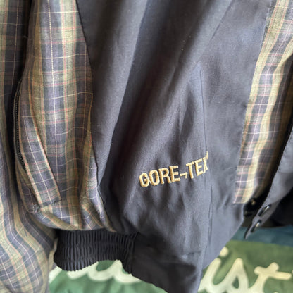 Vintage Callaway plaid zip up button up jacket rain gear