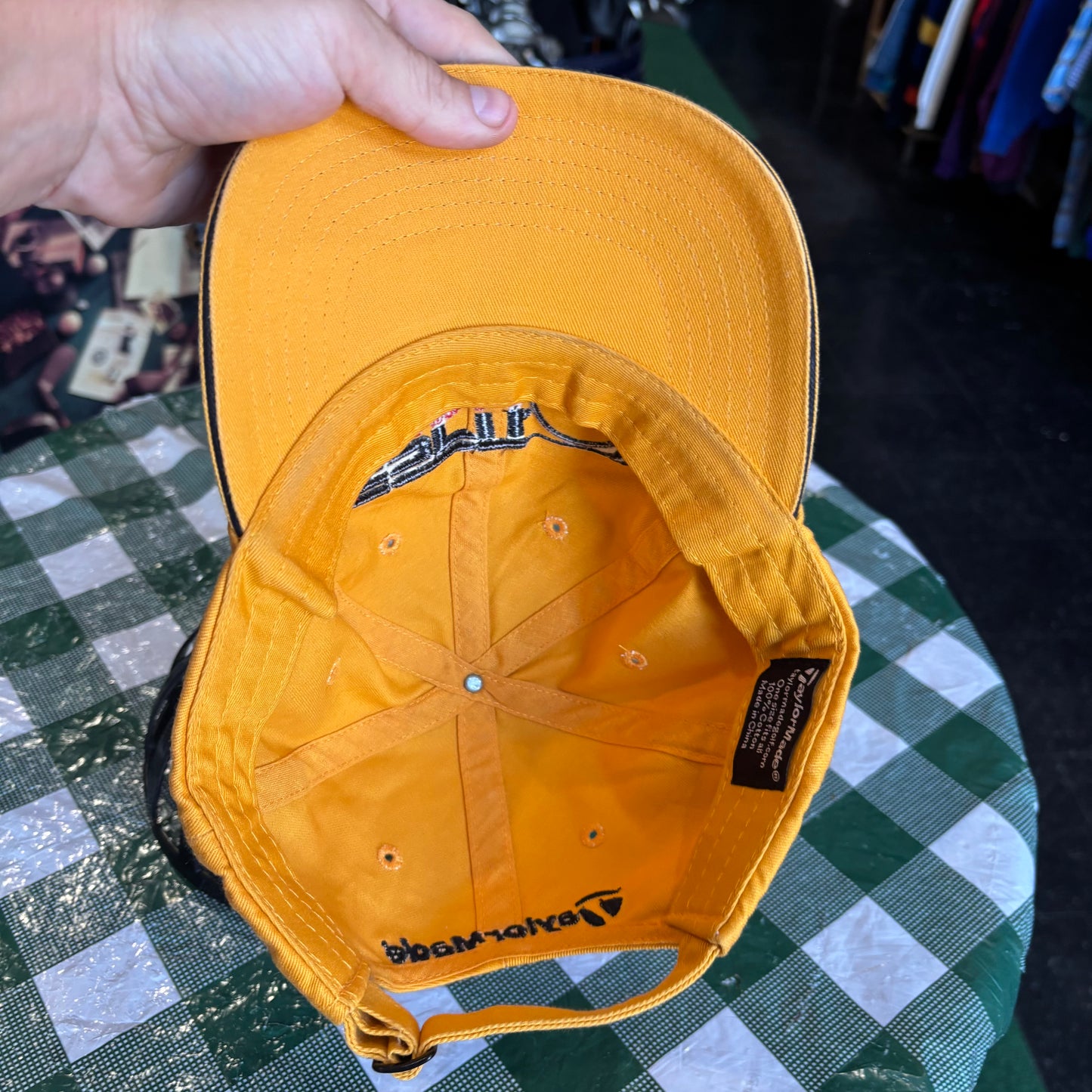 Vintage ESPN Taylor Made Amstel strap back hat