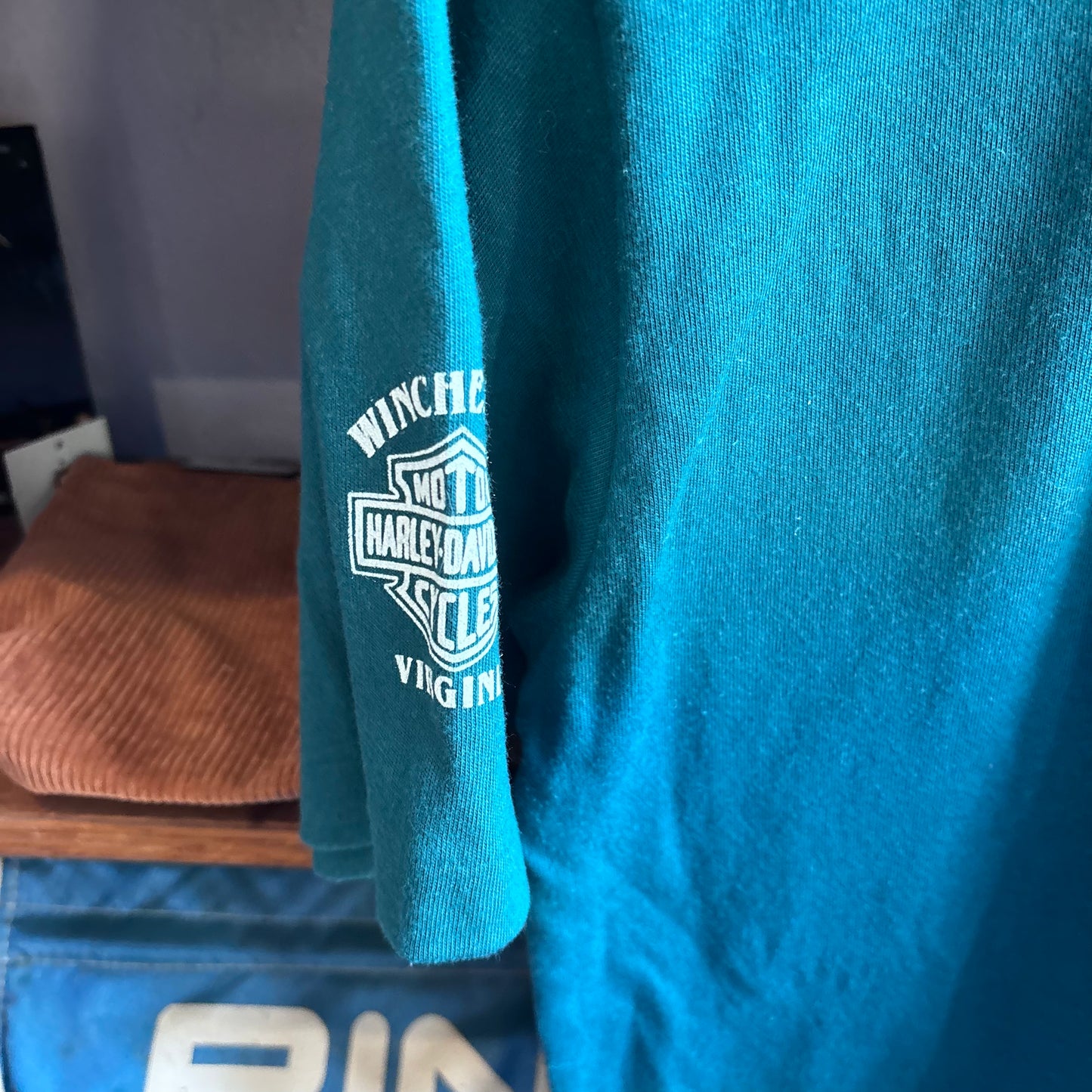 Vintage Harley Davidson golf polo M