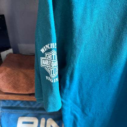 Vintage Harley Davidson golf polo M