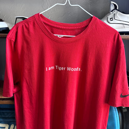 Vintage I Am Tiger Woods nike golf t shirt
