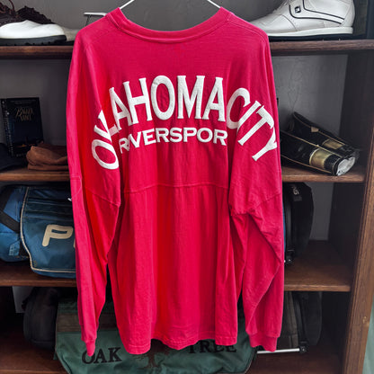 Vintage Oklahoma Riversport puff print shirt