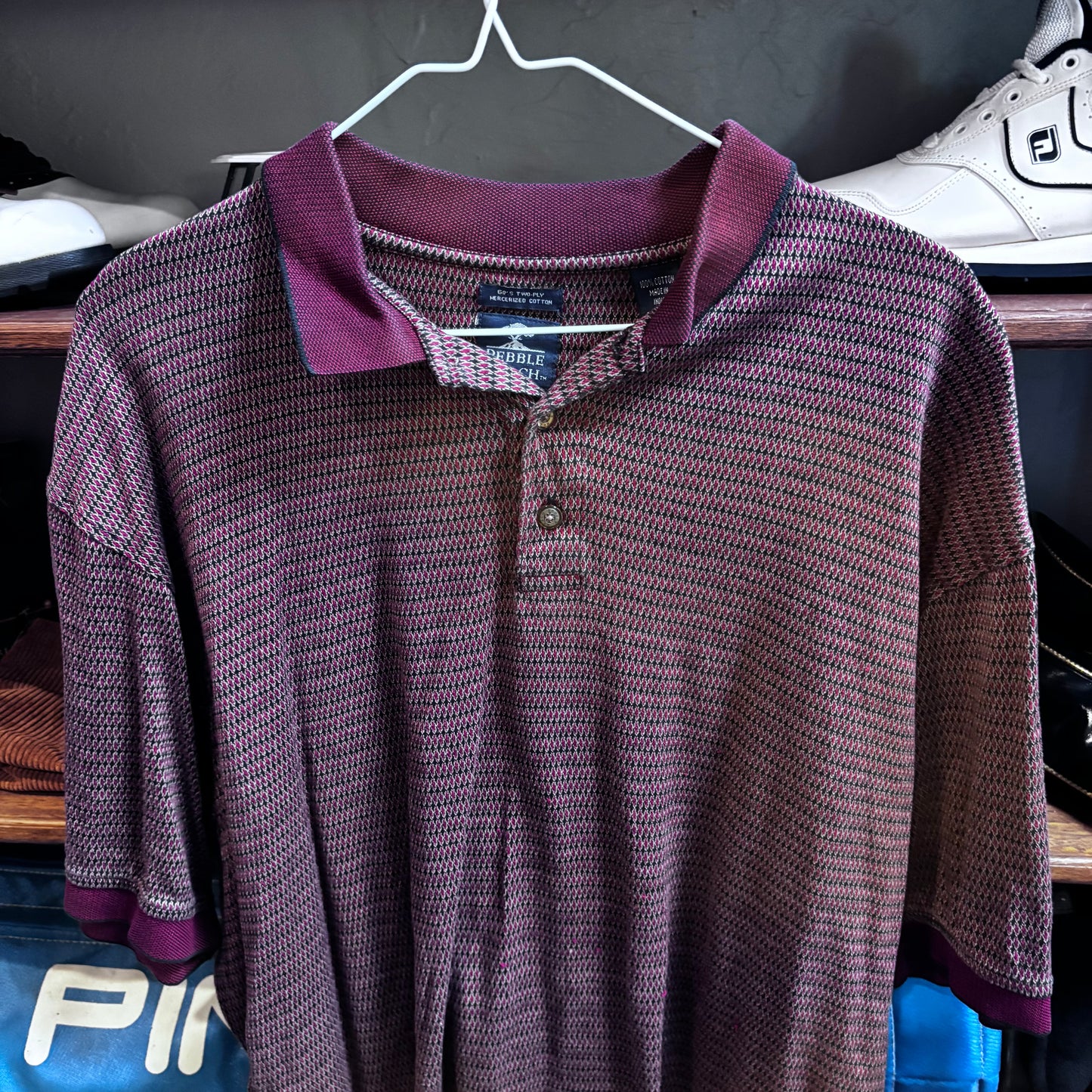 Vintage Pebblie Beach polo