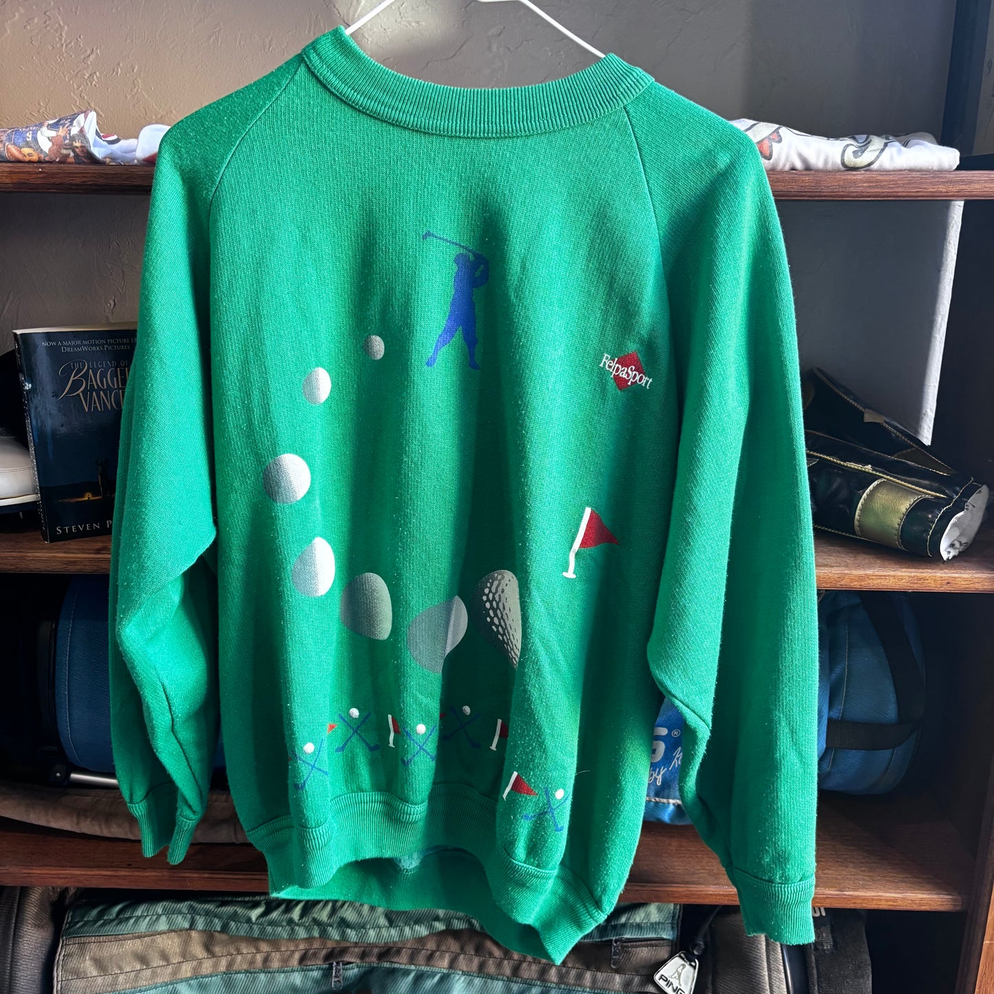 Vintage golf Felpasport green sweatshirt