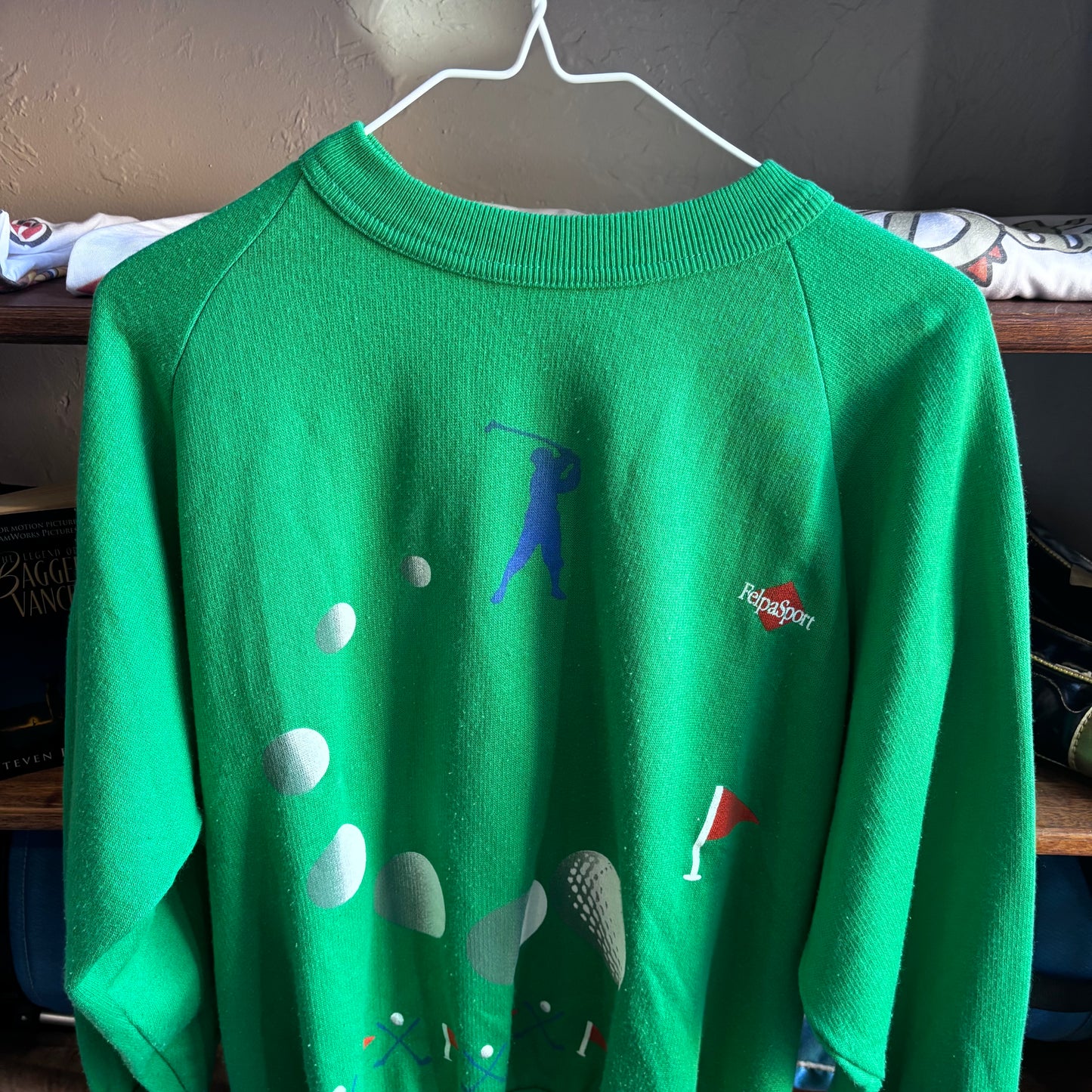 Vintage golf Felpasport green sweatshirt