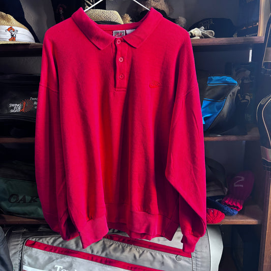 Vintage Nike Knit Longsleeve Red