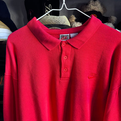 Vintage Nike Knit Longsleeve Red