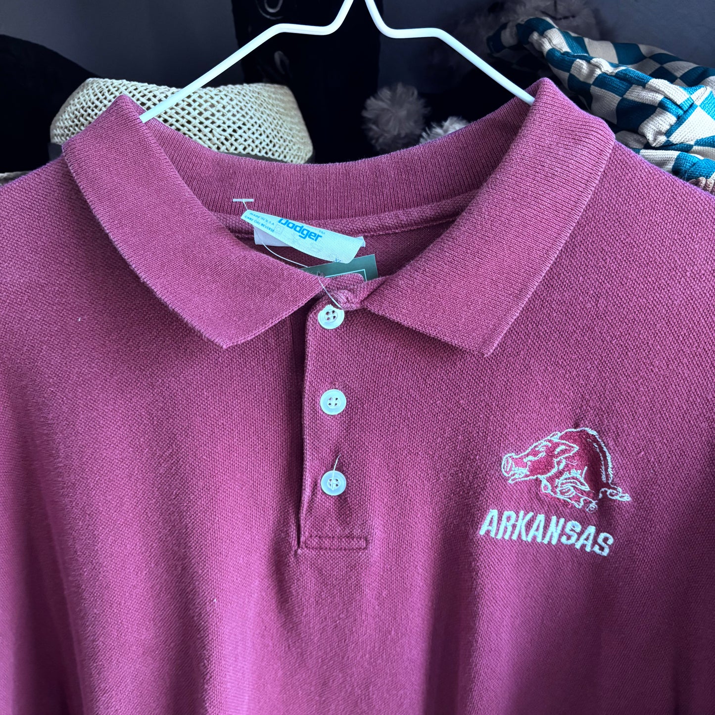 vintage Arkansas razorbacks polo
